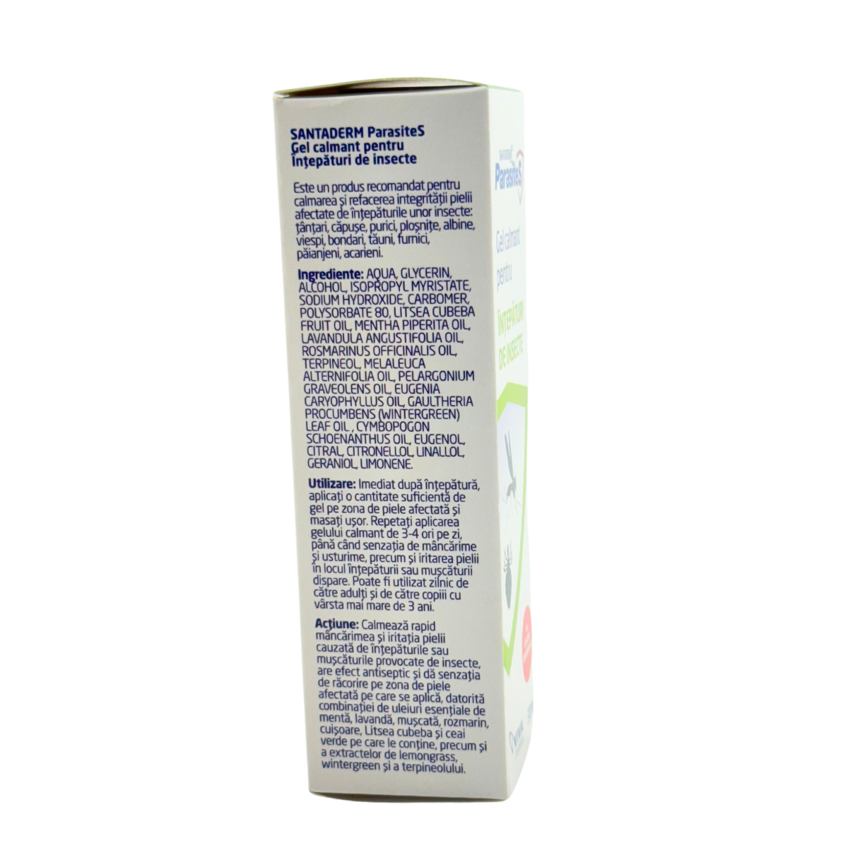 Gel calmant pentru intepaturi de insecte 30 ml