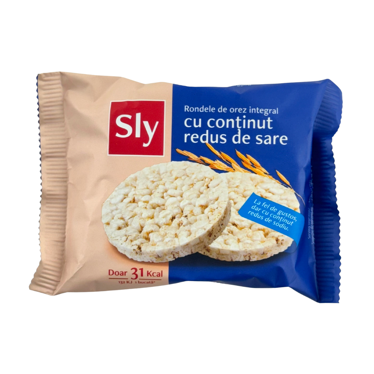 Rondele de orez integral cu continut redus de sare 22.5 g