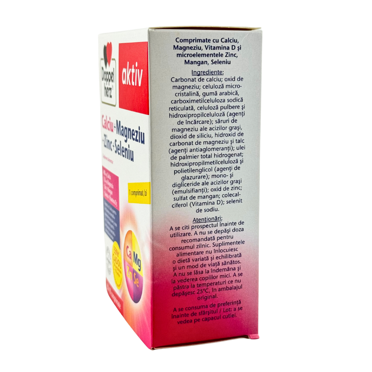 Calciu+Magneziu+Zinc+Seleniu 30+10 tablete