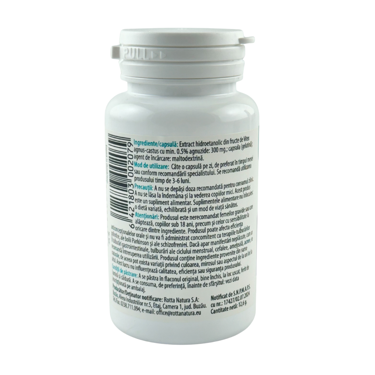 Vitex agnus-castus extract 500mg 30 capsule