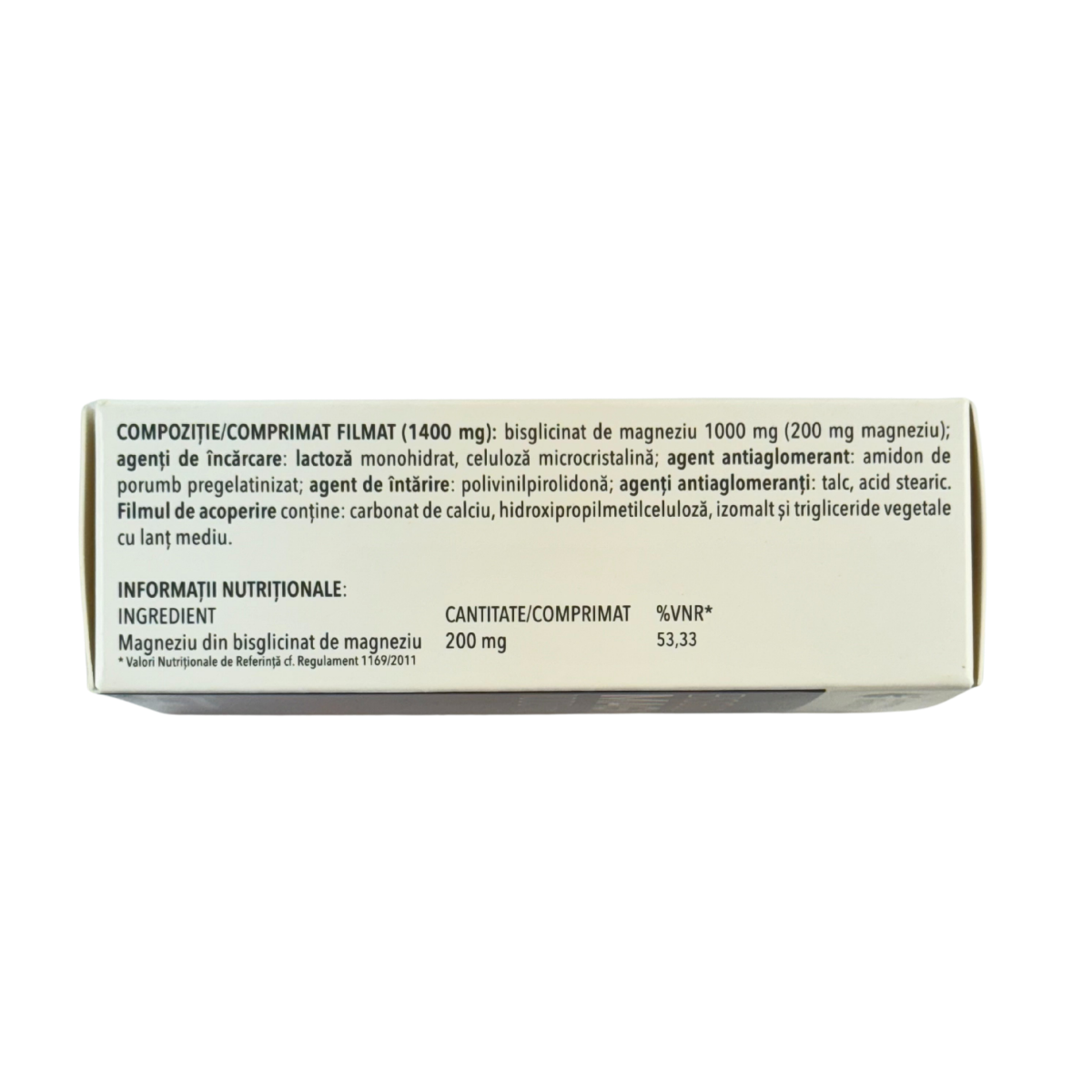 Bisglicinat de magneziu 1000mg 30 comprimate