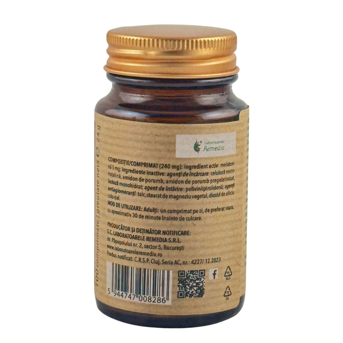 Melatonina 5mg 100 comprimate