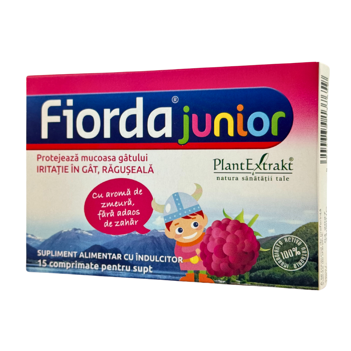 Fiorda Junior Zmeura 15 comprimate pentru supt