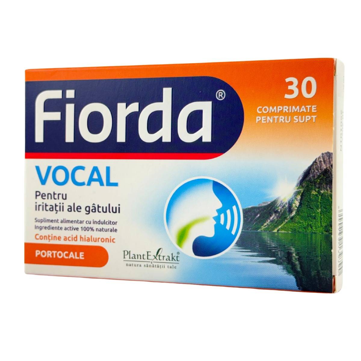 Fiorda Vocal Portocale 30 comprimate pentru supt