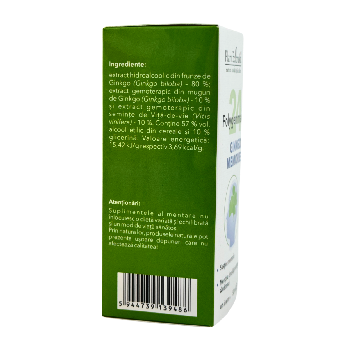 Polygemma 24 Ginkgo Memorie 50 ml