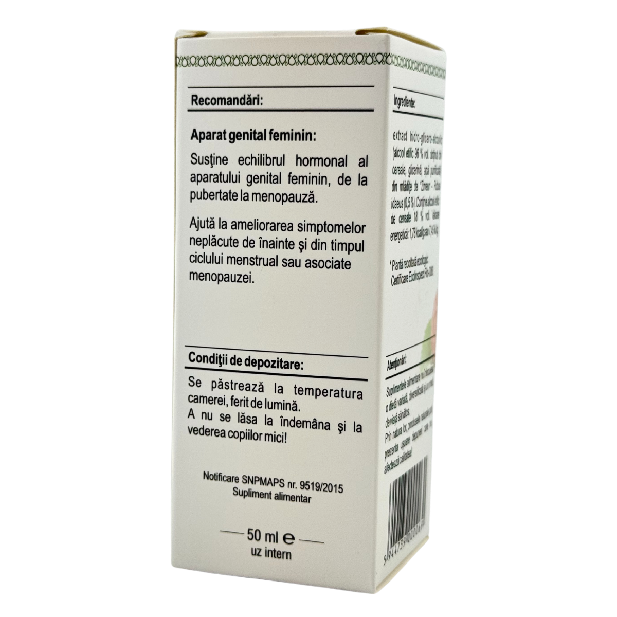 Extract din mladite de Zmeur 50 ml
