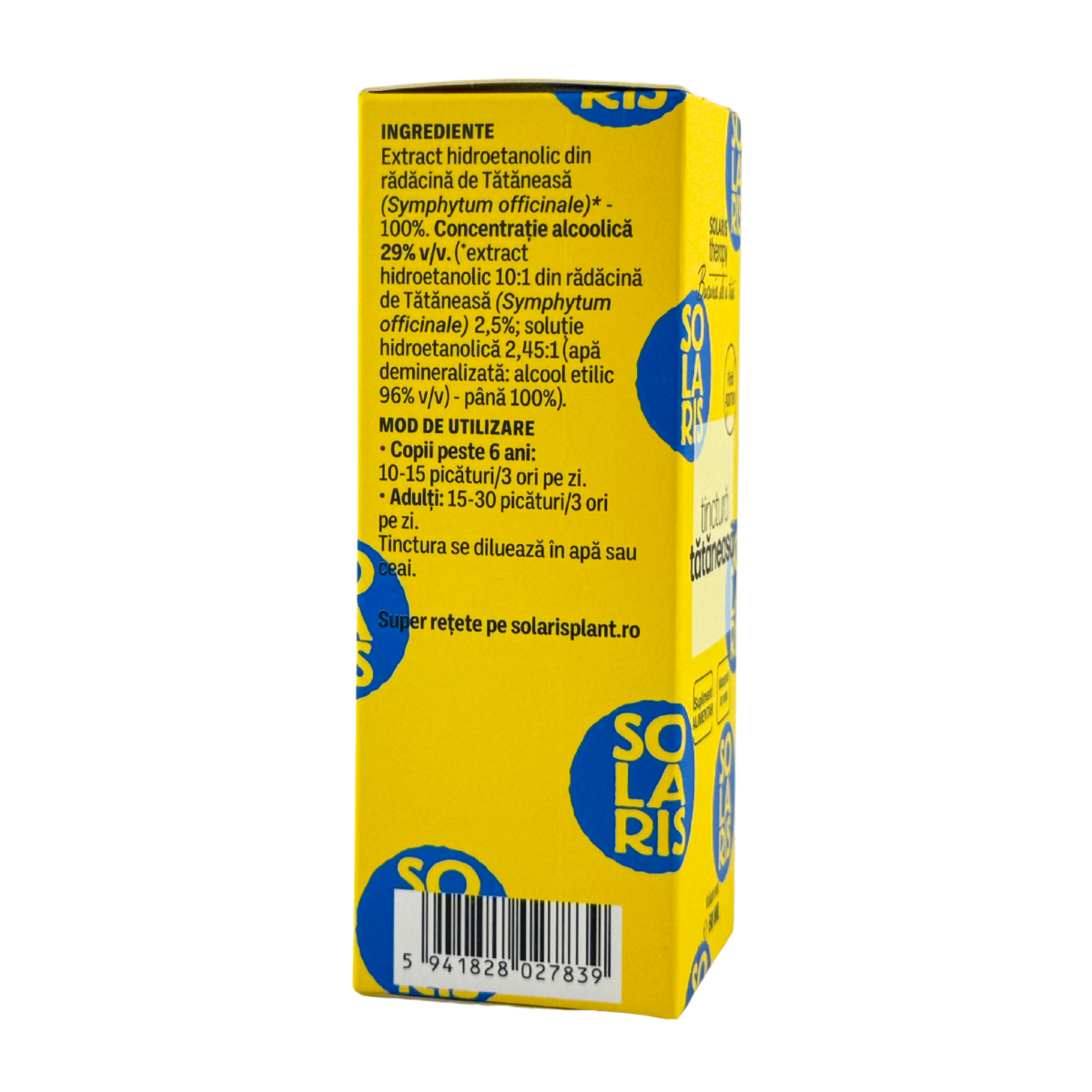 Tinctura de Tataneasa - Antiinflamator articulatii 50 ml