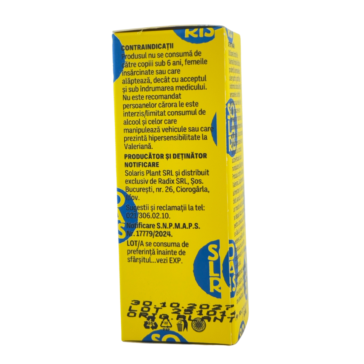 Tinctura de Valeriana - Somn usor 50 ml