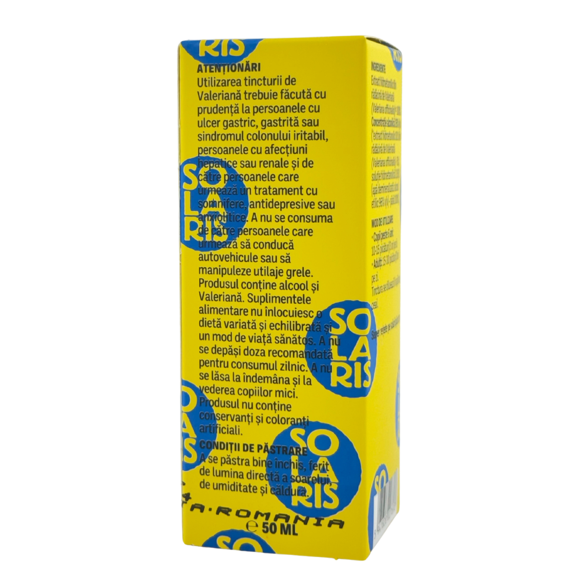 Tinctura de Valeriana - Somn usor 50 ml