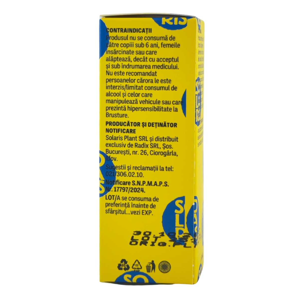 Tinctura de Brusture - Detoxifiere 50 ml