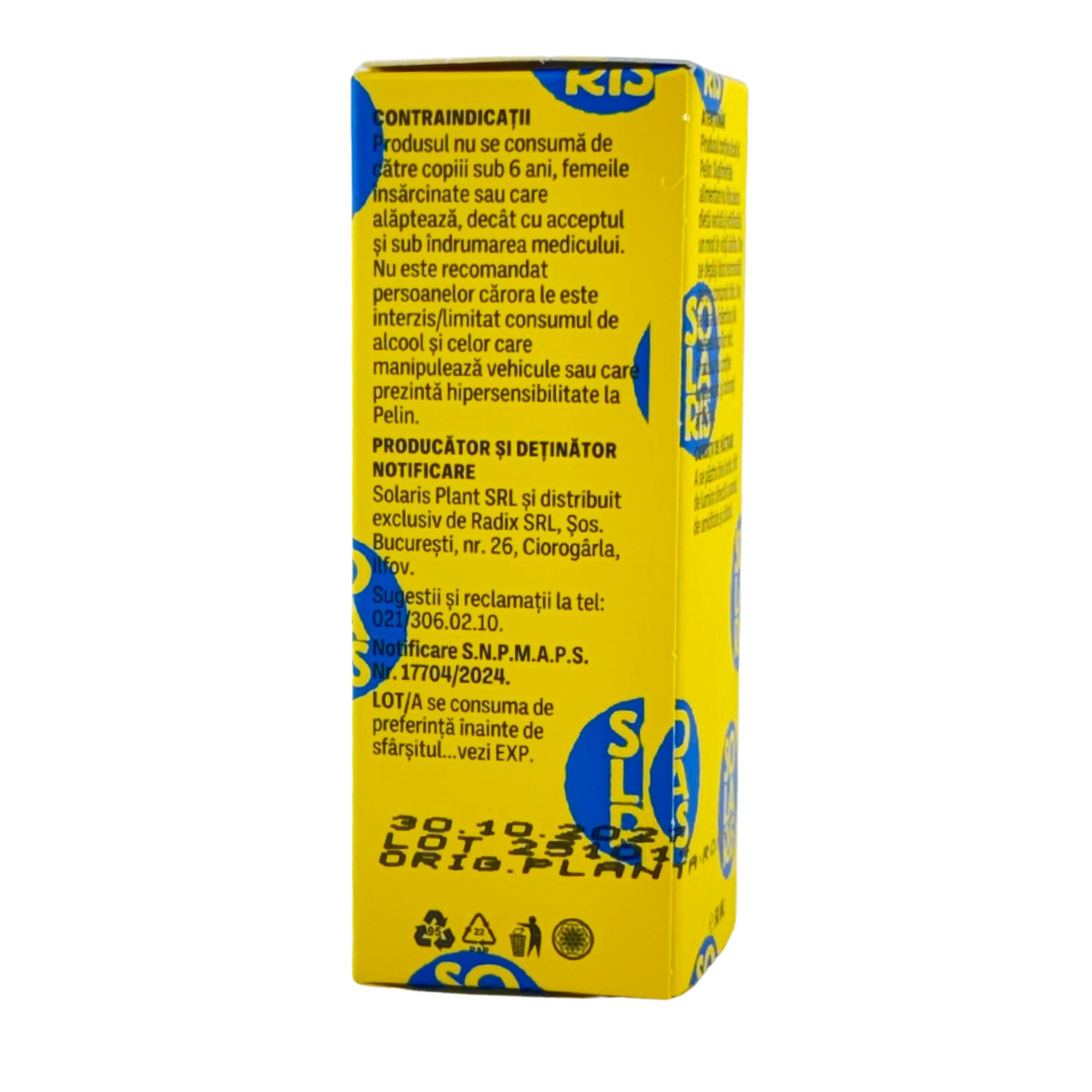 Tinctura de Pelin - Deparazitare 50 ml