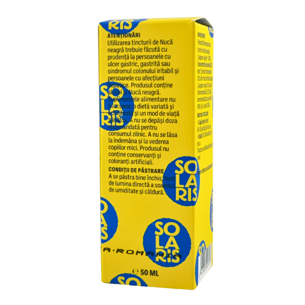 Tinctura de Nuca neagra - Vermifug 50 ml