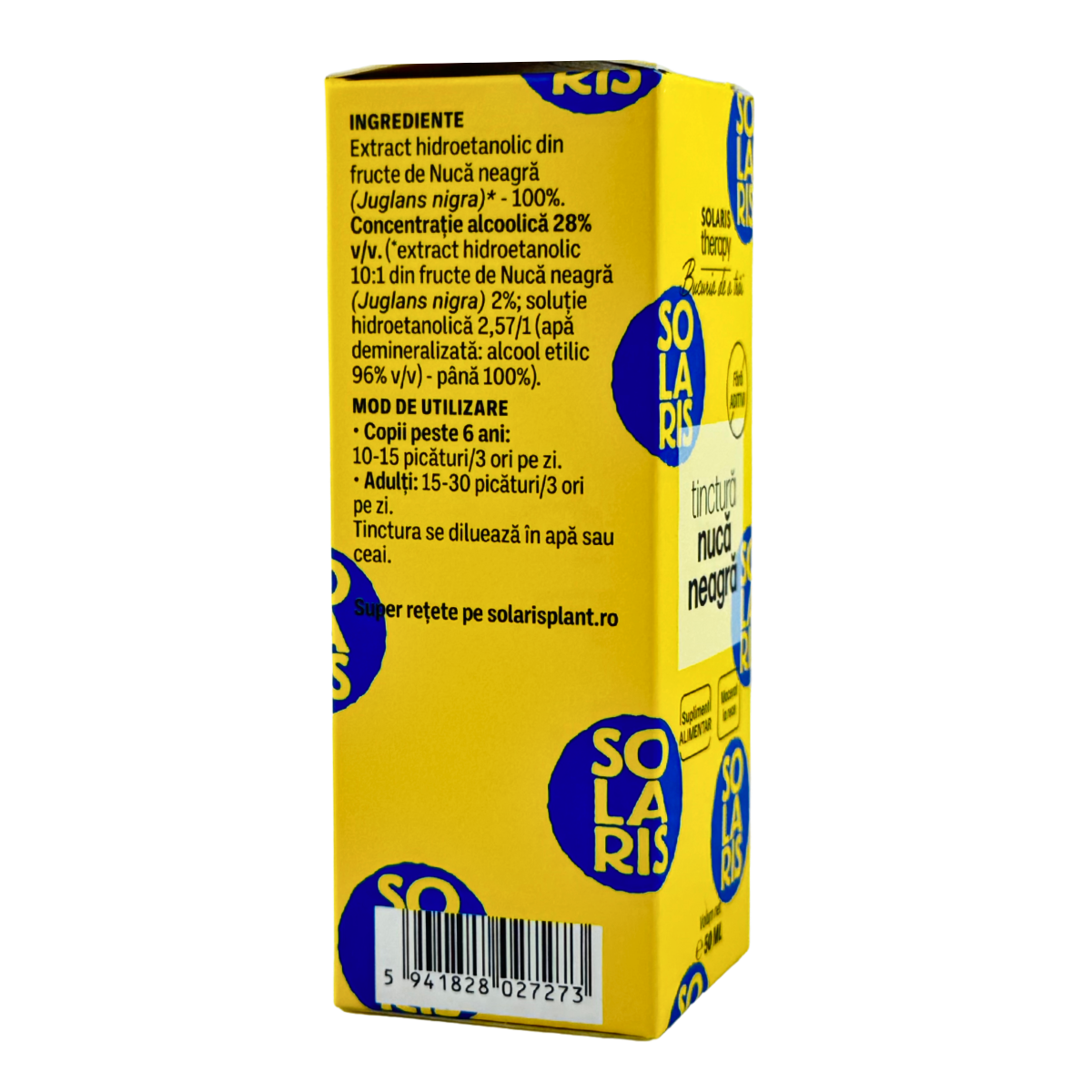 Tinctura de Nuca neagra - Vermifug 50 ml