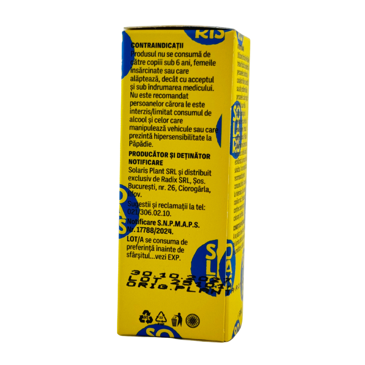 Tinctura de Papadie - Hepatoprotectoare 50 ml