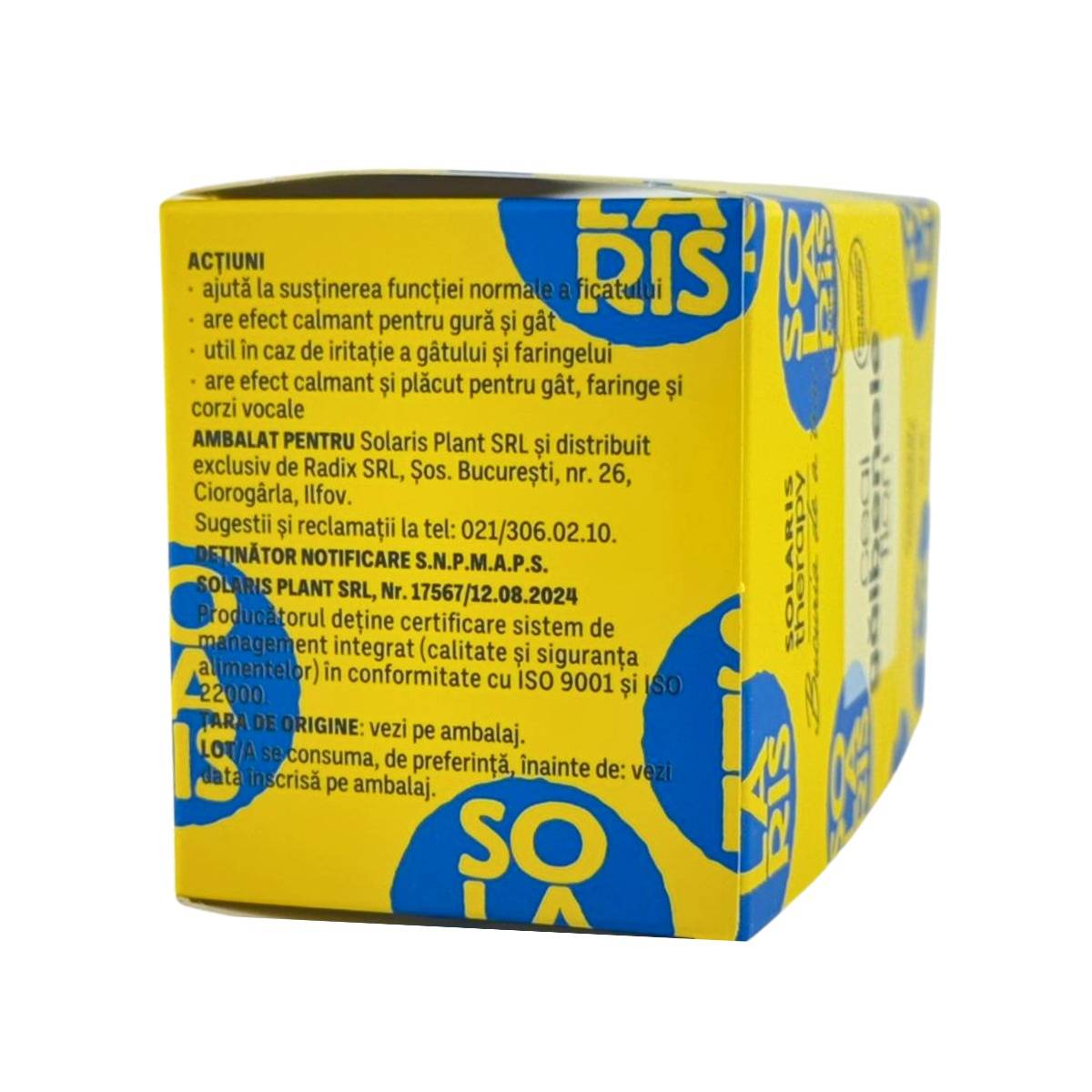 Ceai de Galbenele flori - Cicatrizant 20 doze