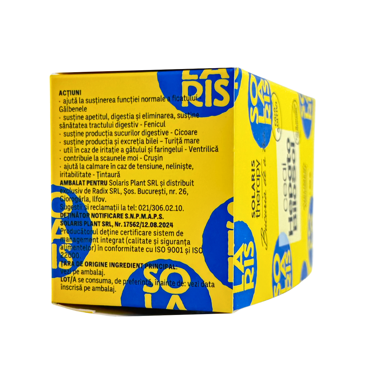 Ceai HepatoBiloSol - Ficat si bila 20 doze