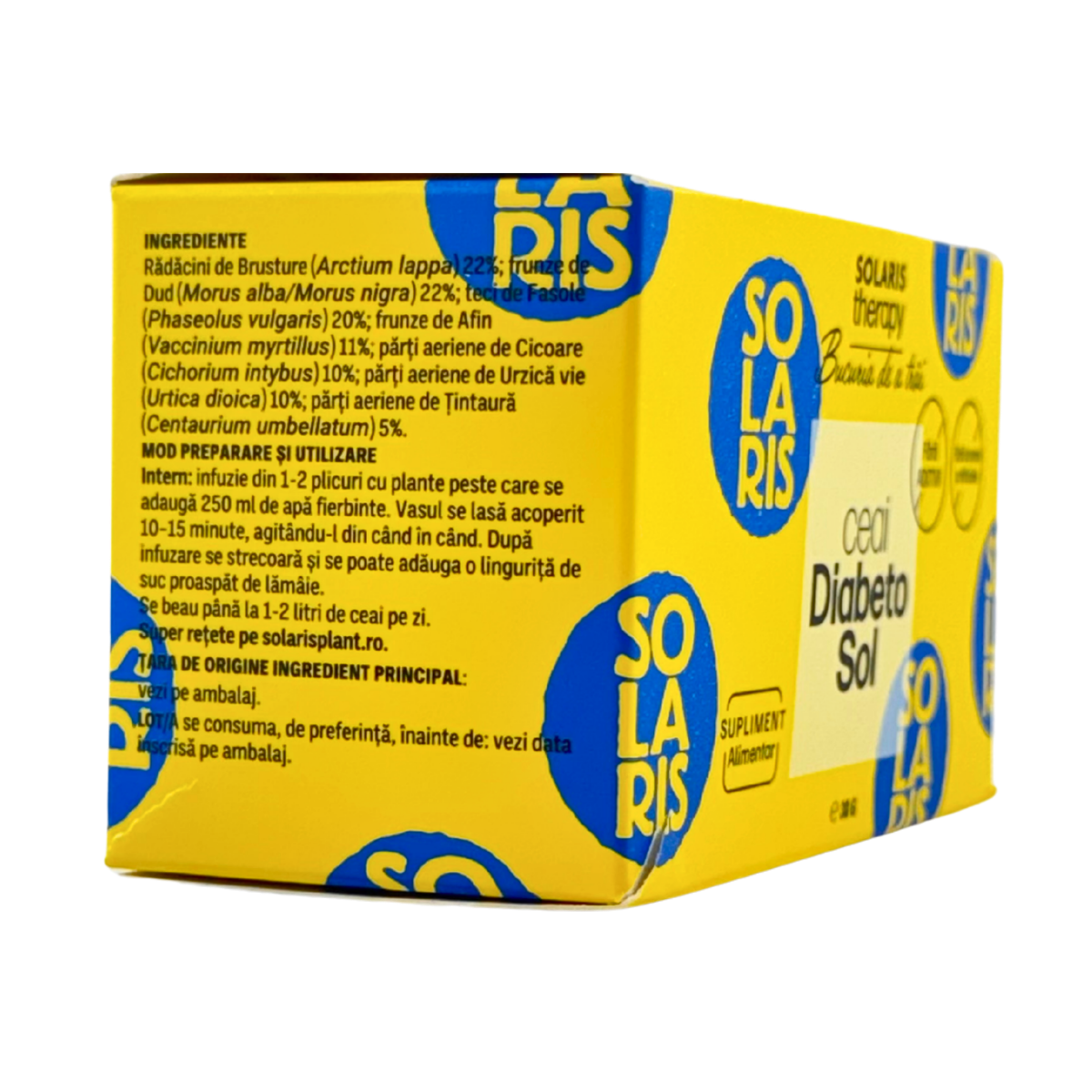 Ceai DiabetoSol - Reglarea glicemiei 20 doze