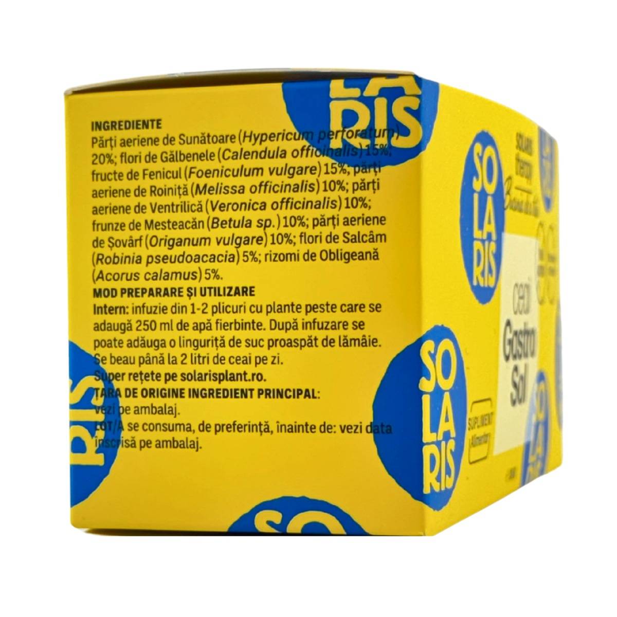 Ceai GastroSol - Protectie gastrica 20 doze