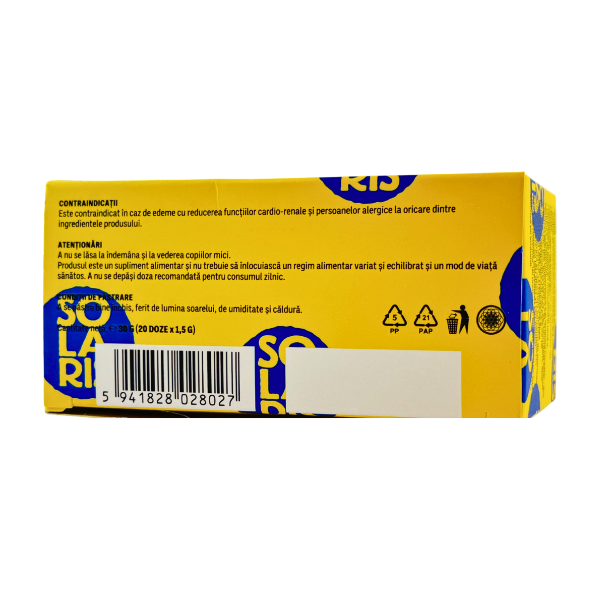 Ceai SlimSol - Slabire 20 doze