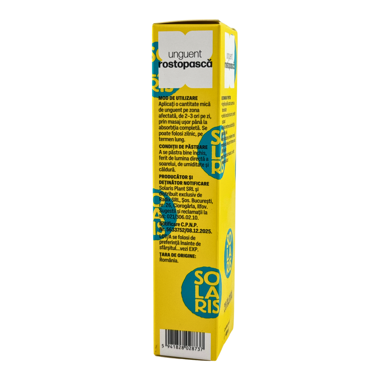 Unguent cu Rostopasca - Impotriva negilor 40 ml