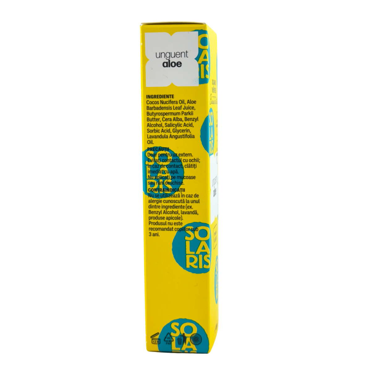 Unguent cu Aloe - Hidratare intensa 40 ml