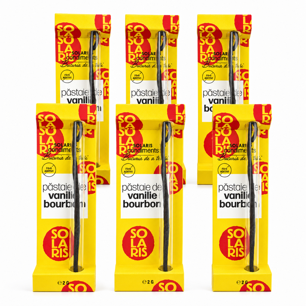 Bax 6 × Pastaie de vanilie bourbon 2g Solaris plant