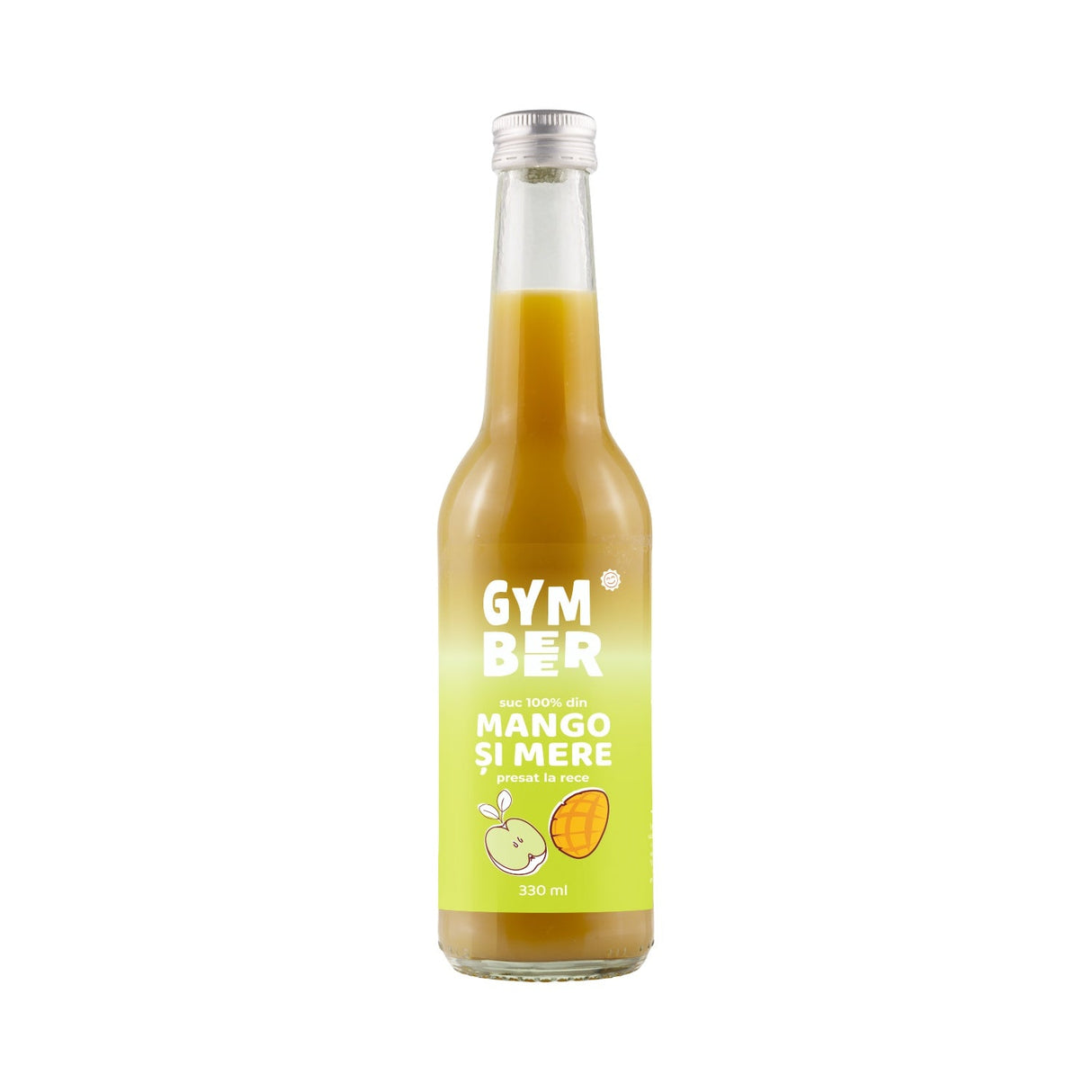 Suc de mango si mere 100% natural presat la rece 330 ml - imagine 2