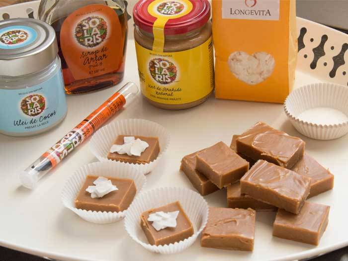 Caramele cu unt de arahide