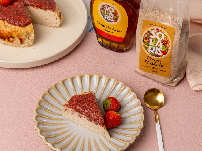 Cheesecake cu capsuni