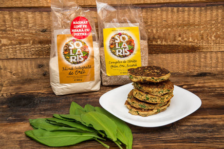 Clătite vegane cu leurdă