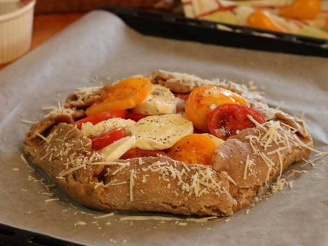 Galetta cu roșii și mozzarella