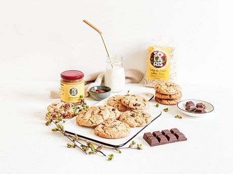 Cookies fragezi din ovaz, migdale si ciocolata
