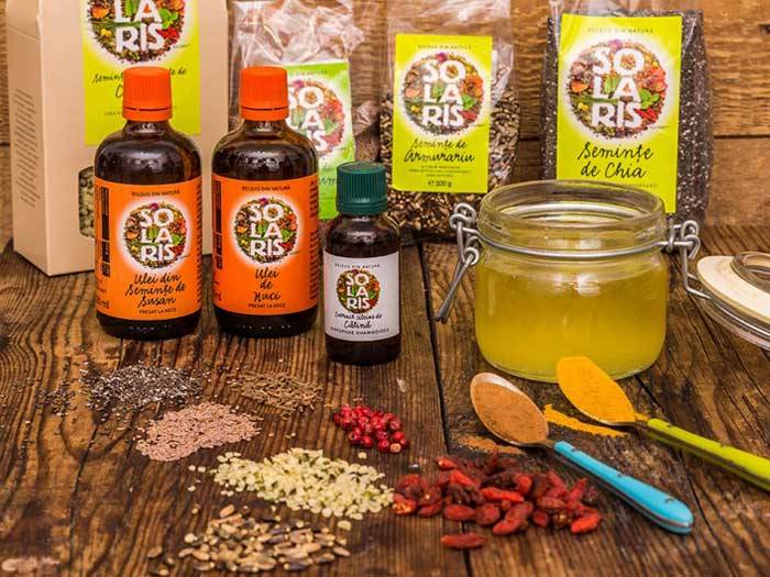 Miere cu goji si extract uleios de catina