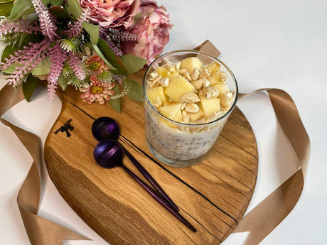 Fulgi de ovaz cu chia si fructe