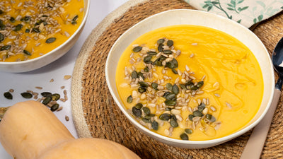 Supa crema de dovleac cu seminte