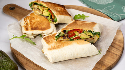 Wrap cu legume si maioneza vegana