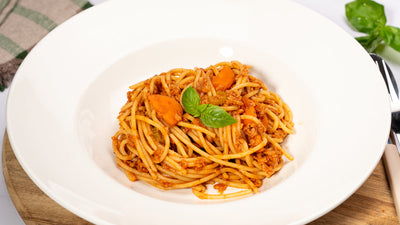 Paste Bolognese cu granule de soia