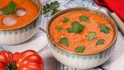 Supa gazpacho cu piper cayenne