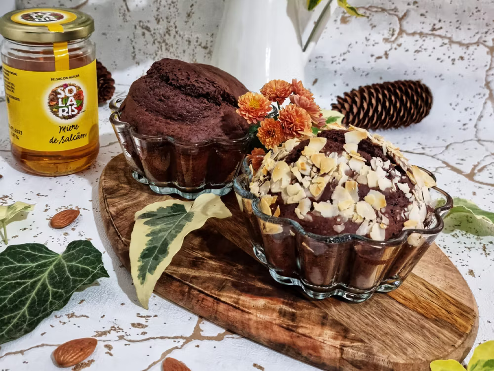 Briose cu banane si miere