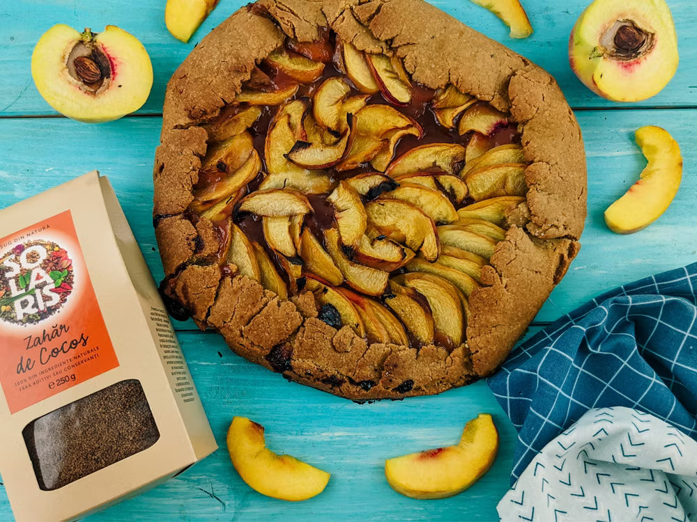 Galette vegan cu piersici