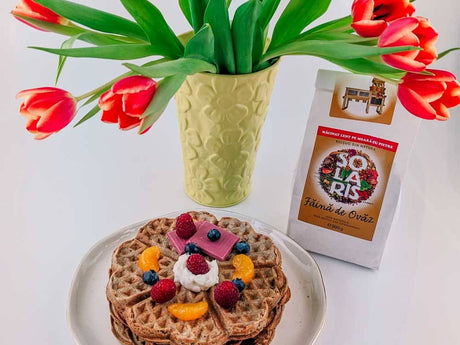 Gaufre vegane fara gluten