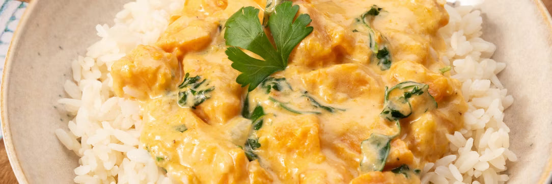 Curry de cartofi dulci si arahide