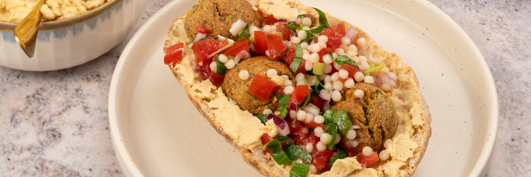 Falafel cu Humus si Tabbouleh