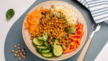 Buddha bowl de post cu naut rumenit