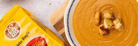Supa crema de linte rosie