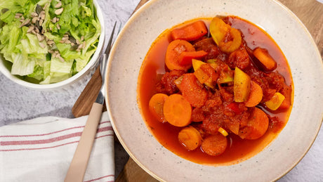 Tocanita de legume cu boia dulce