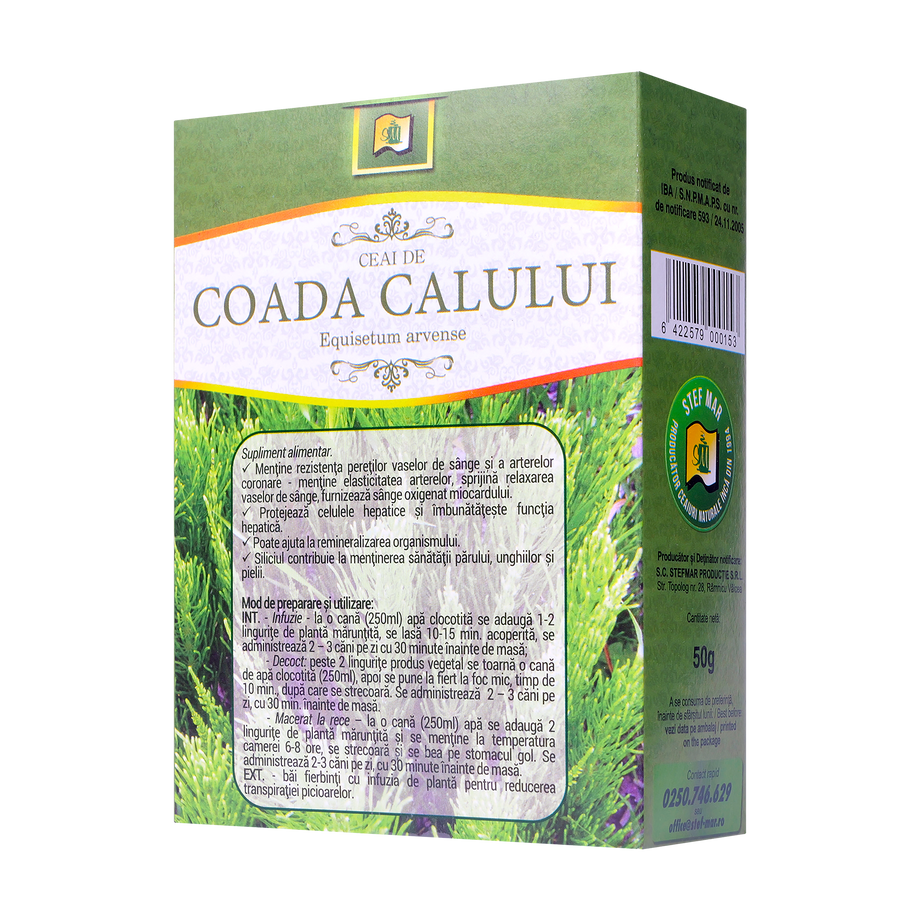 Ceai Coada Calului parti aeriene 50 g