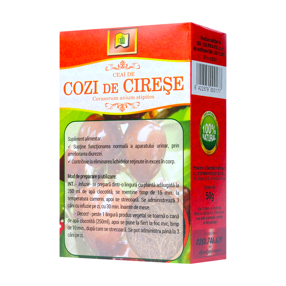 Ceai Cozi de Cirese 50 g Stefmar