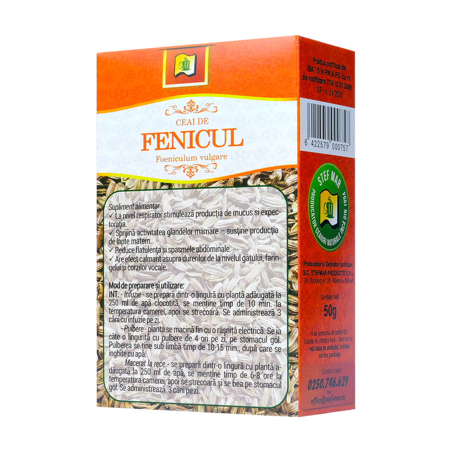 Ceai fenicul fructe 50 g