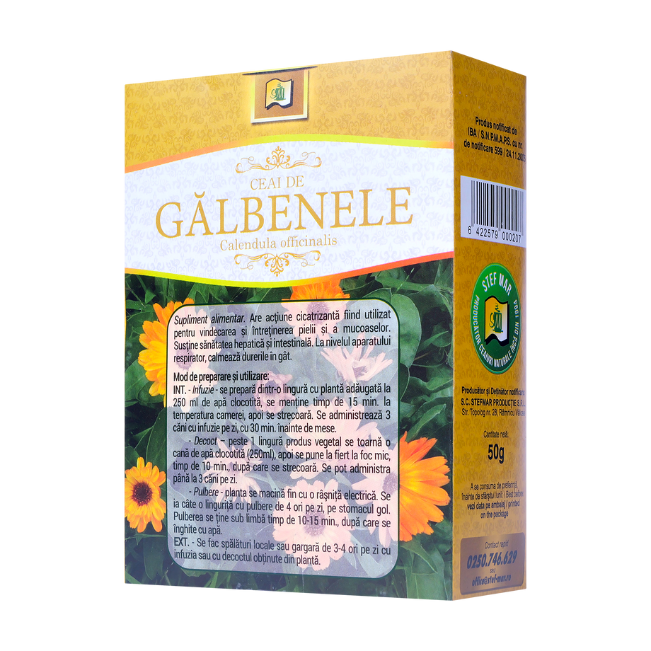 Ceai flori de Galbenele 50 g Stefmar